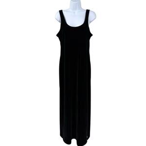 VTG Cacique Velvet Maxi Slip Dress M Long Whimsigoth Goth Fairy Witchy Y2K